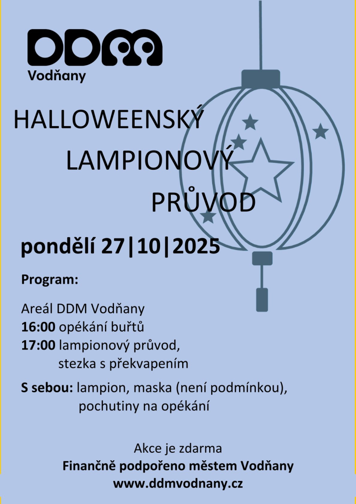 Halloweenský lampionový průvod