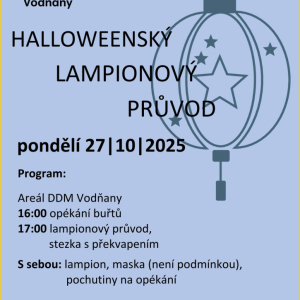 Halloweenský lampionový průvod